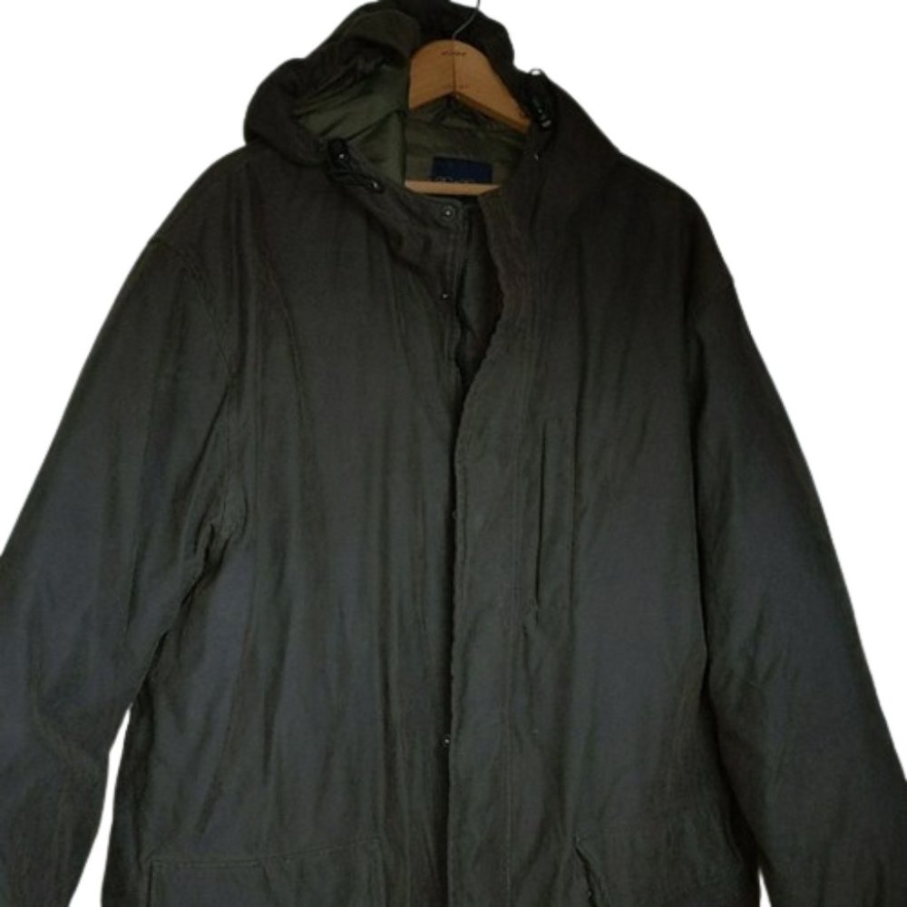 Brooks Brothers Men's Size L Down Feather Filler Hooded Winter Jacket